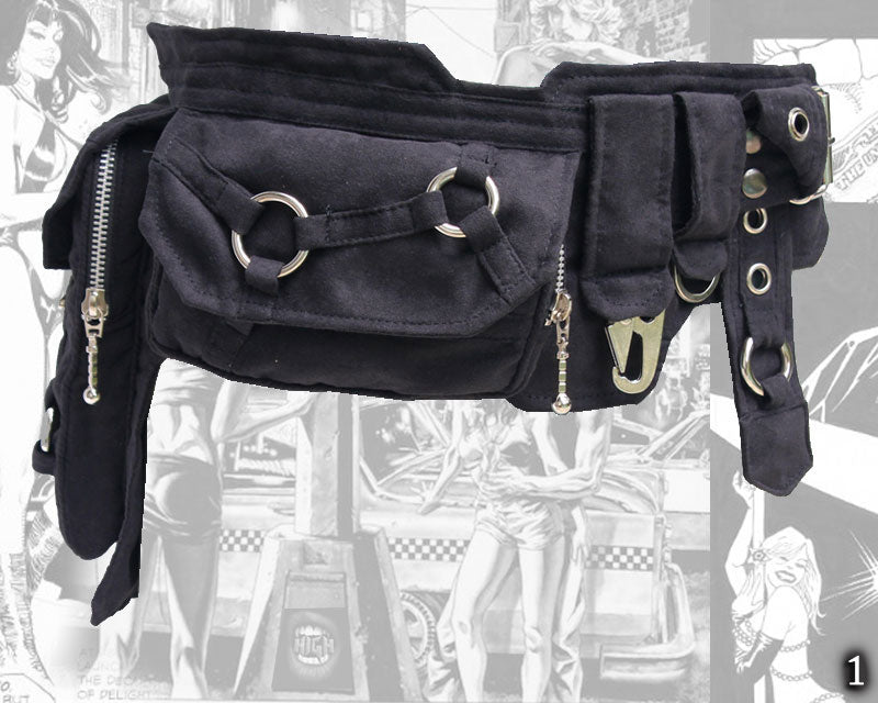 Taboo Belt Multi Pocket Hip Belt Bag 