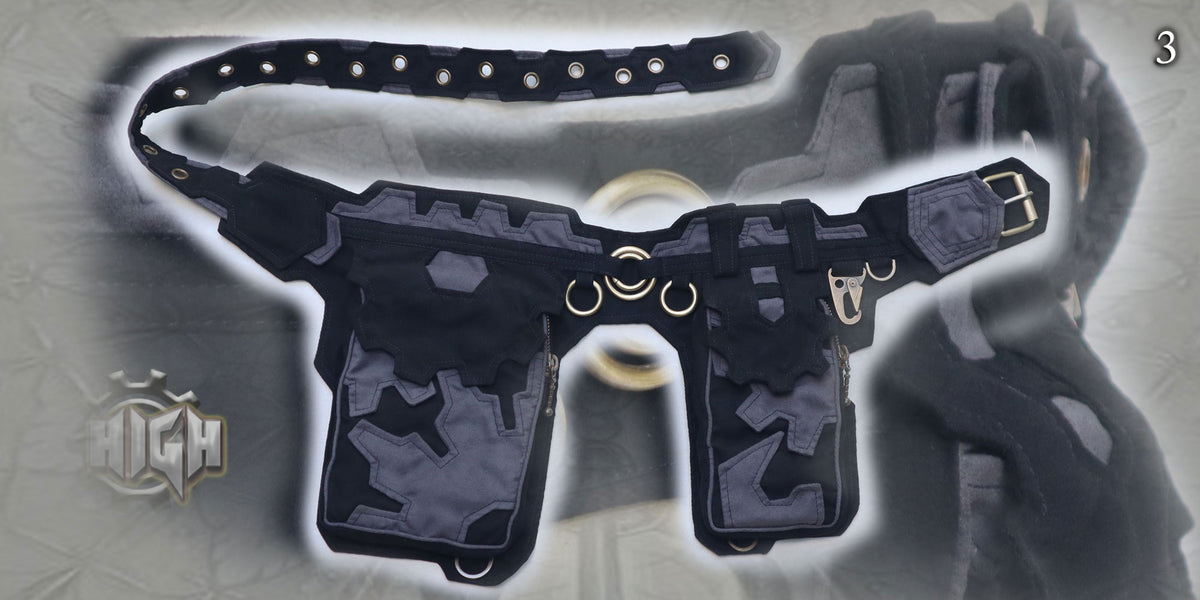 Steampunk Retro PU Leather Waist Belt Protocol Set – Belchic