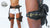 Psyraider Belt with Leg Bag and Studs