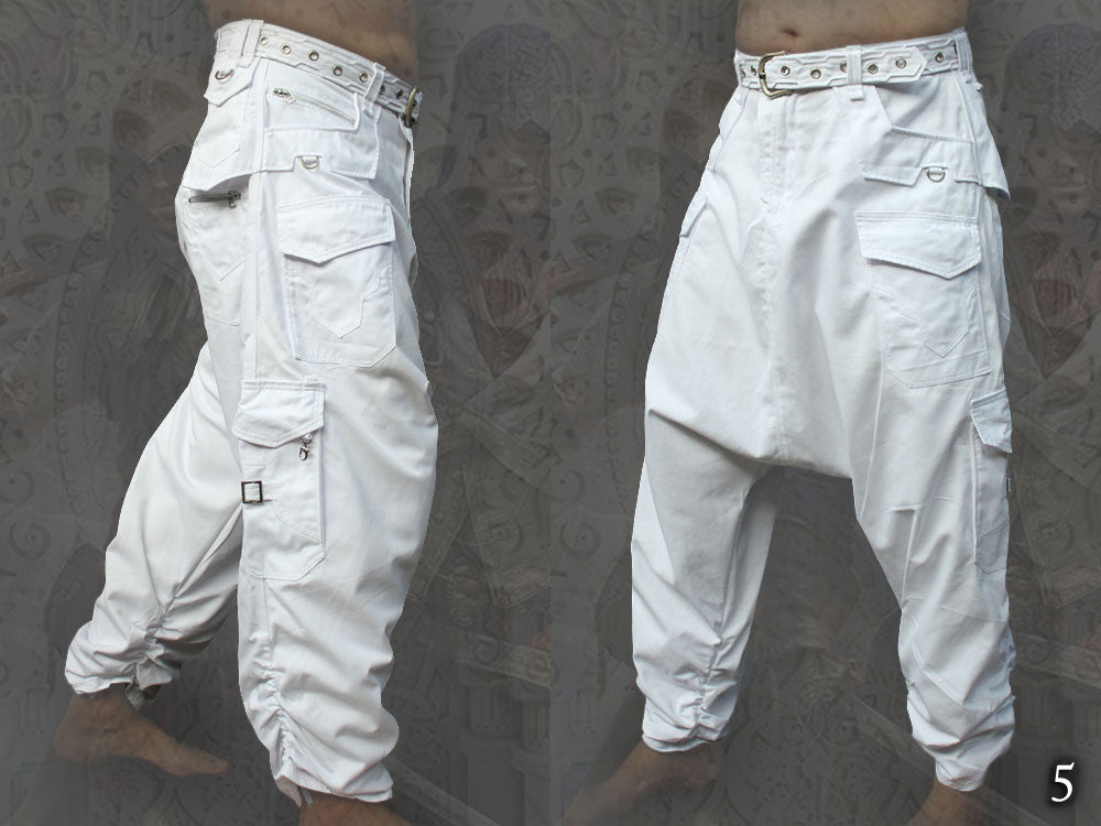 Nizari Pants ~ baggy cargo pocket aladdin harem trousers