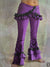 purple pixie music dance festival leggings pants